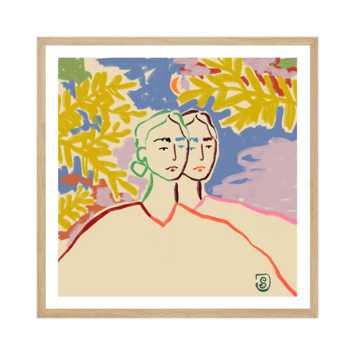 Cuadro "Dual Serenity"