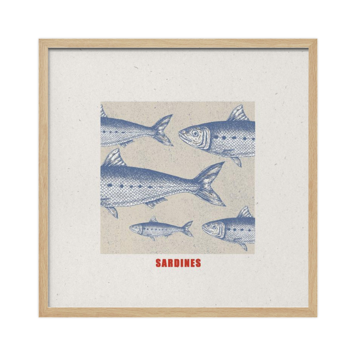 Cuadro "Blue Fish Harmony"