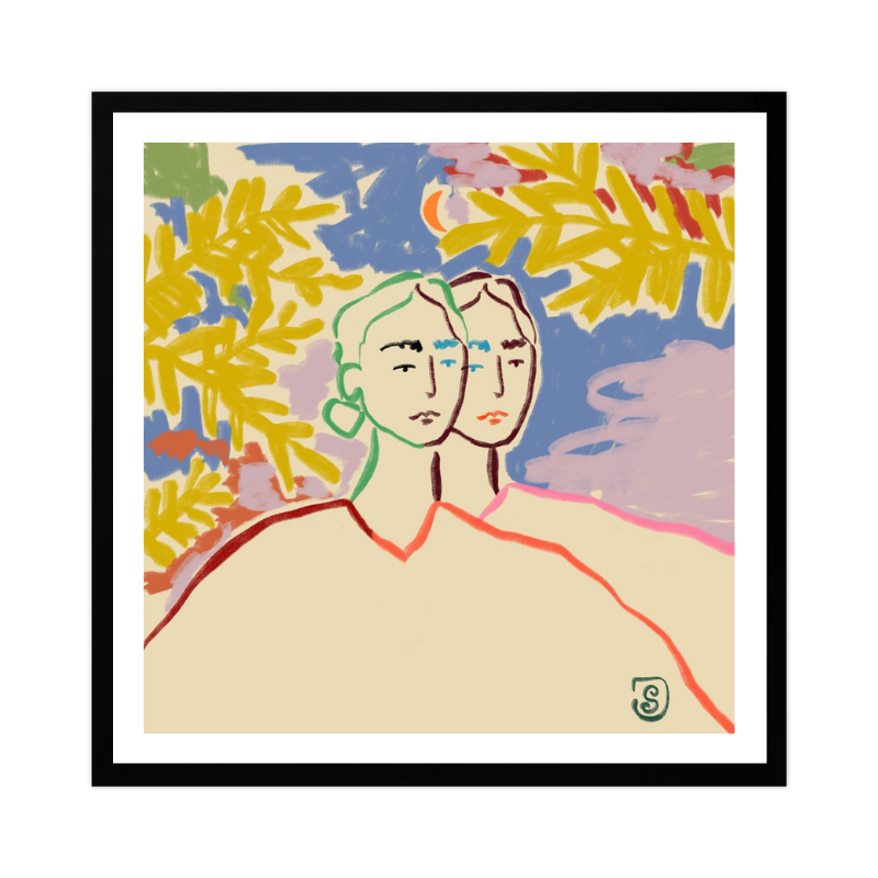 Cuadro "Dual Serenity"