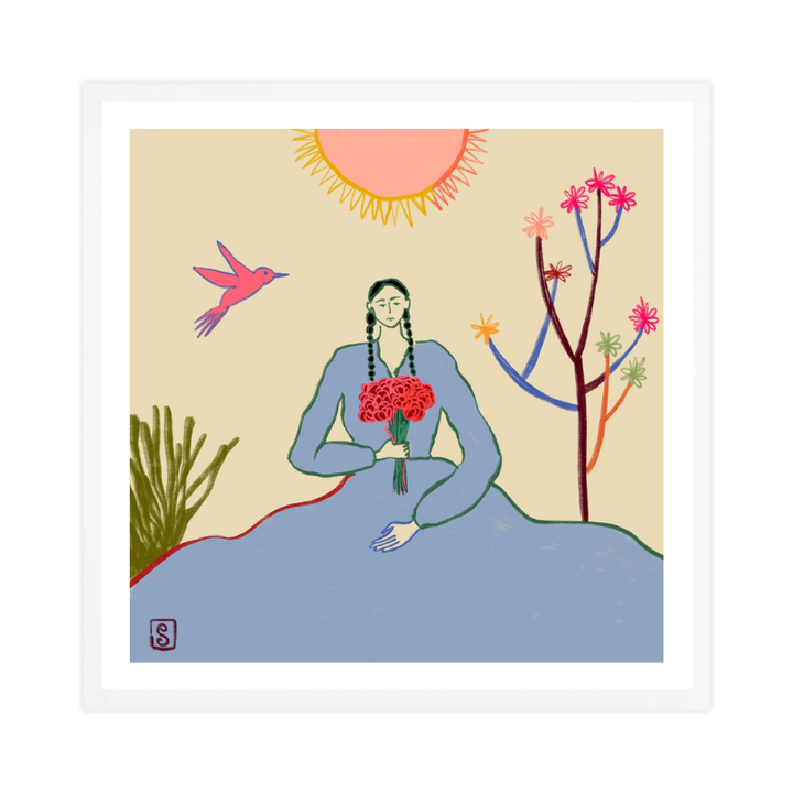 Cuadro "Serene Blossom Embrace"