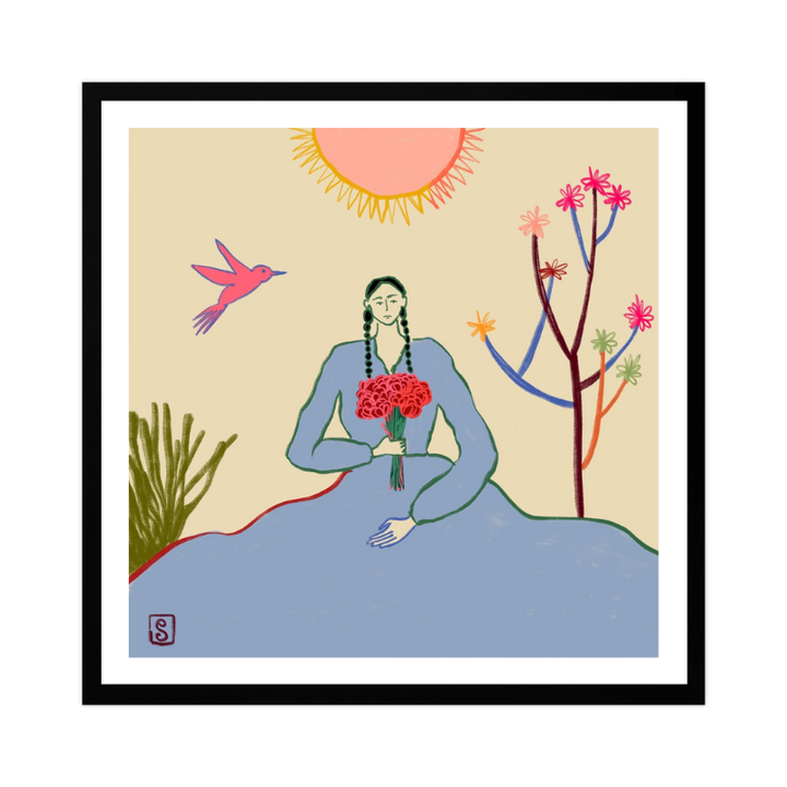 Cuadro "Serene Blossom Embrace"