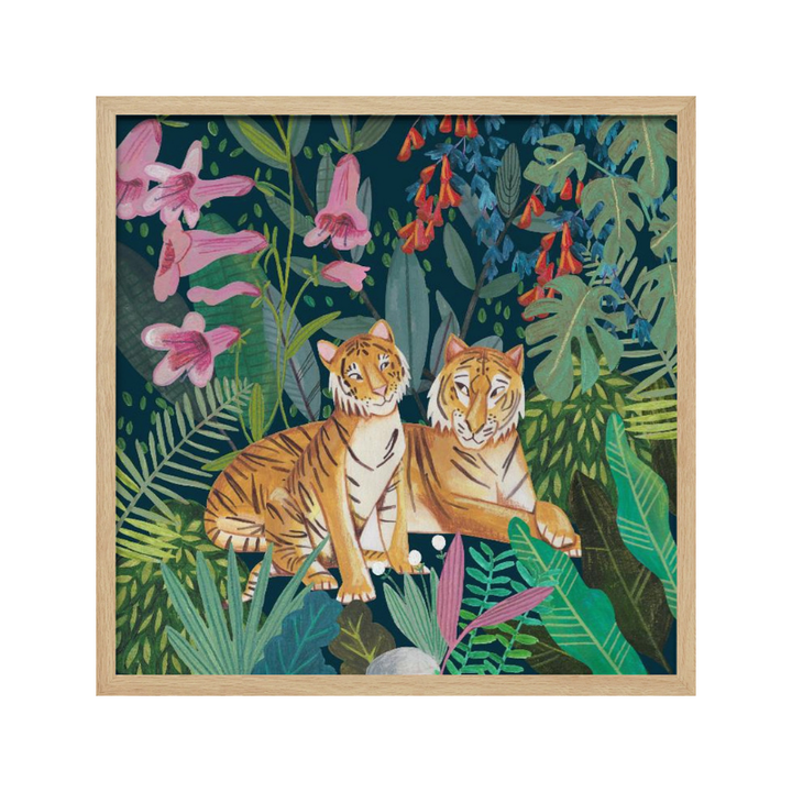Cuadro "Tigers in the Jungle"