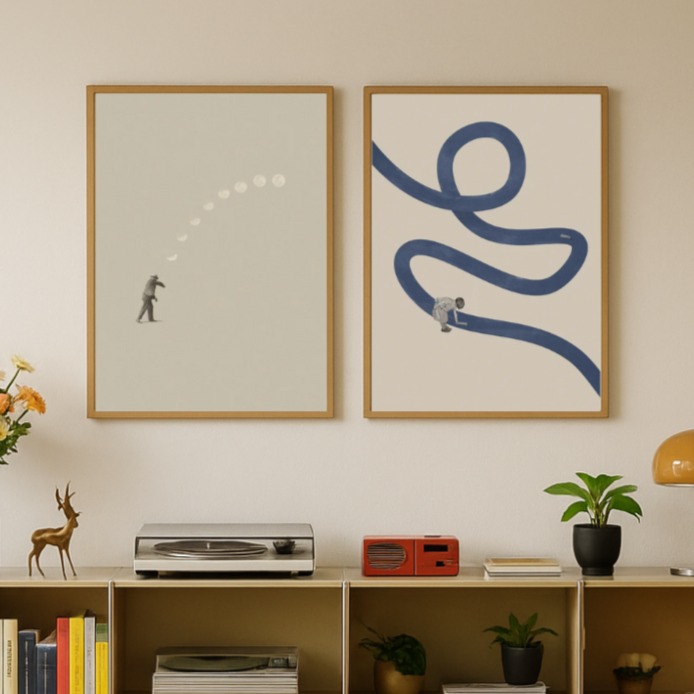 Set de cuadros "Dreamscapes"