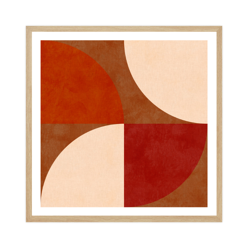 Cuadro "Autumn Mid Century Earthy 13"