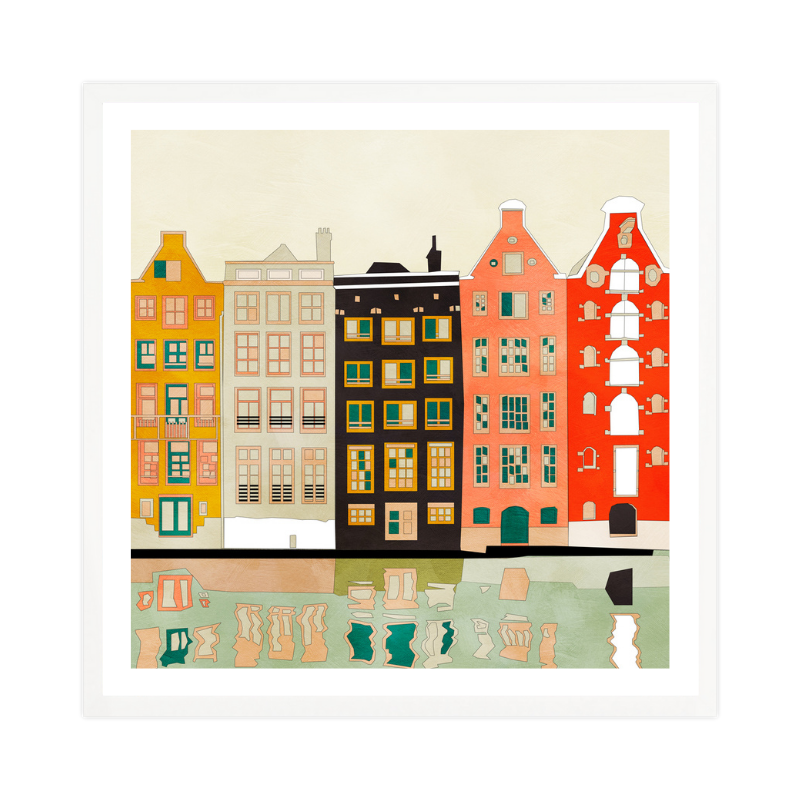 Cuadro "Amsterdam Houses 2"