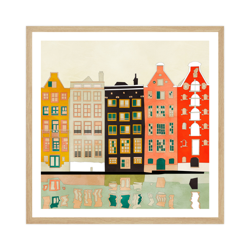 Cuadro "Amsterdam Houses 2"