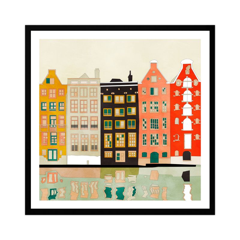 Cuadro "Amsterdam Houses 2"