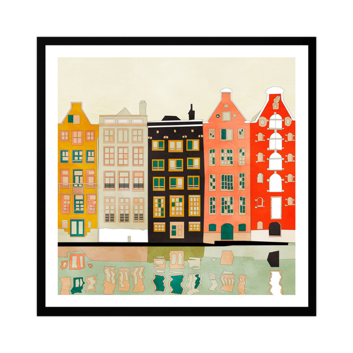 Cuadro "Amsterdam Houses 2"