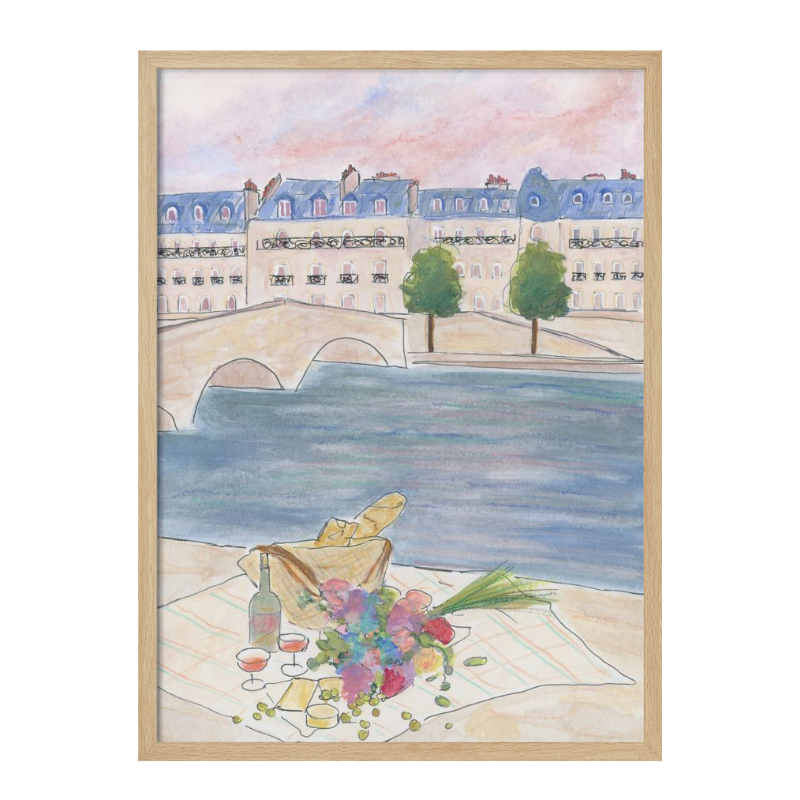 Cuadro "Paris Picnic At the Seine"