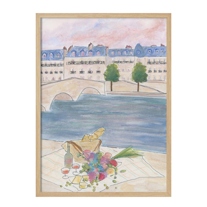 Cuadro "Paris Picnic At the Seine"