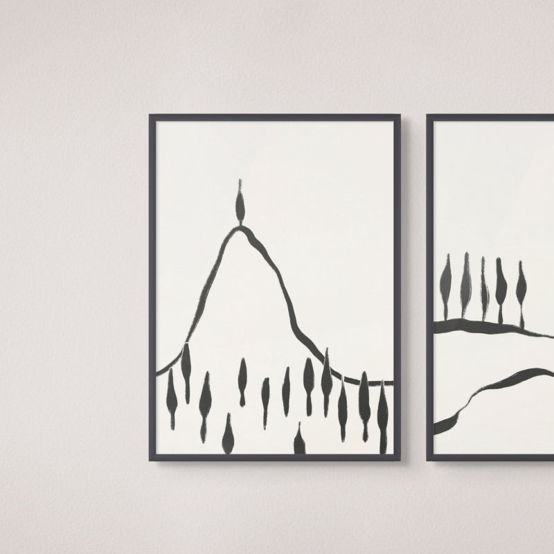 Cuadro "Minimal Line Landscape #2"
