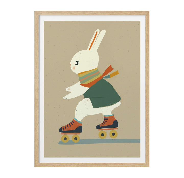 Cuadro "Inline Skating Bunny"