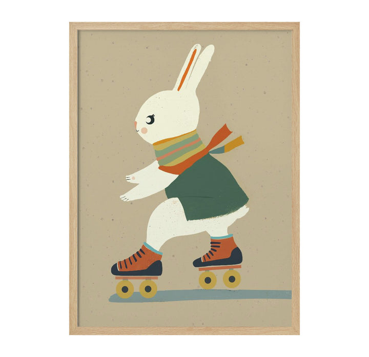 Cuadro "Inline Skating Bunny"