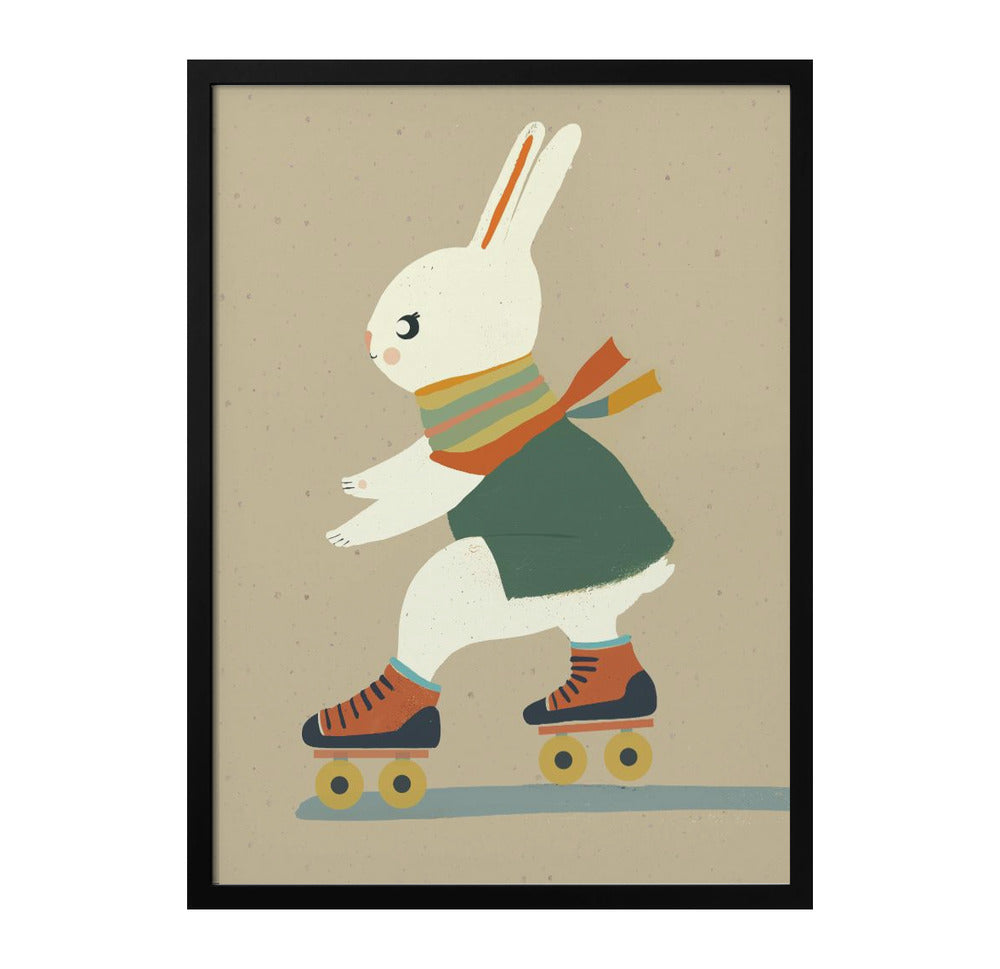 Cuadro "Inline Skating Bunny"