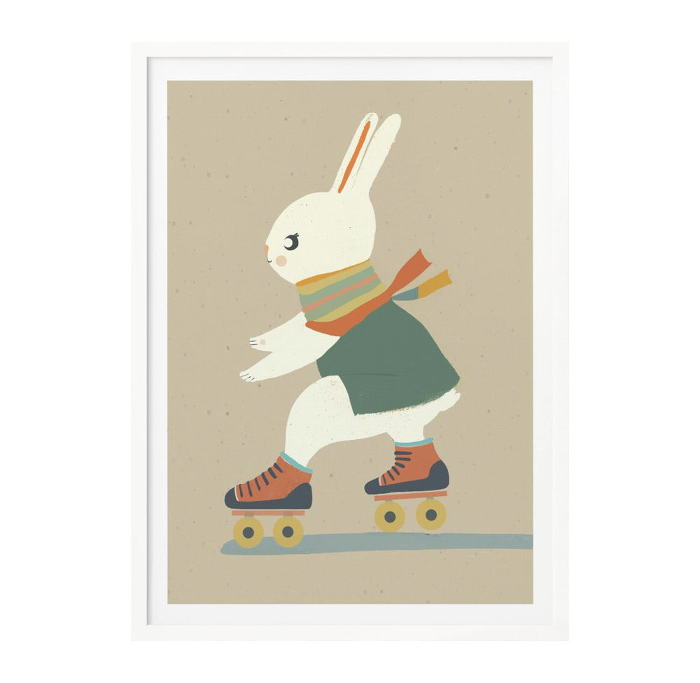Cuadro "Inline Skating Bunny"