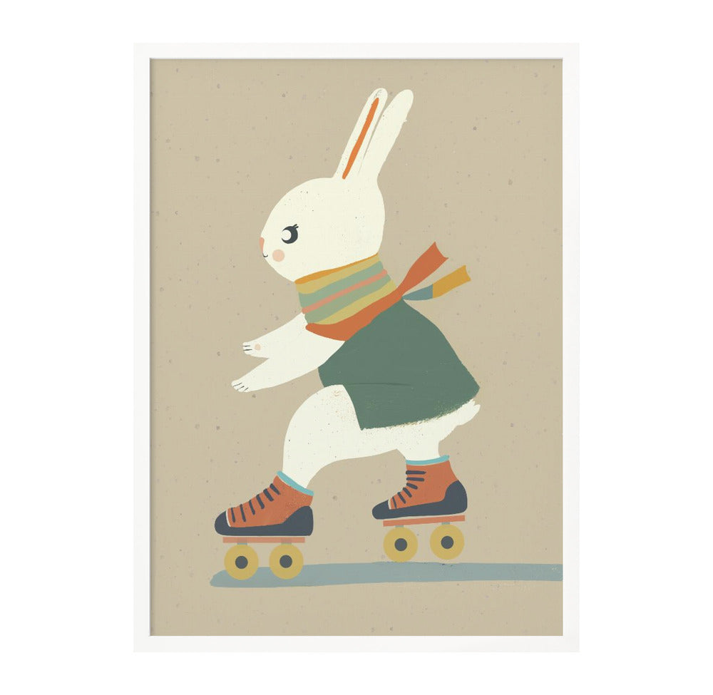 Cuadro "Inline Skating Bunny"