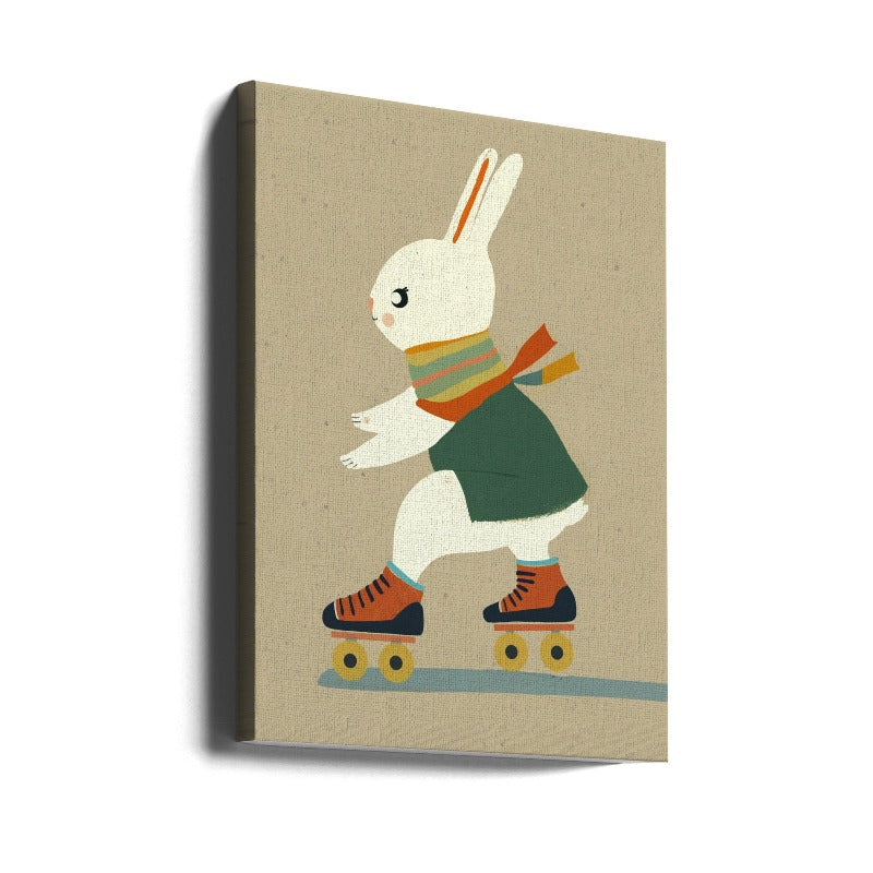 Cuadro "Inline Skating Bunny"