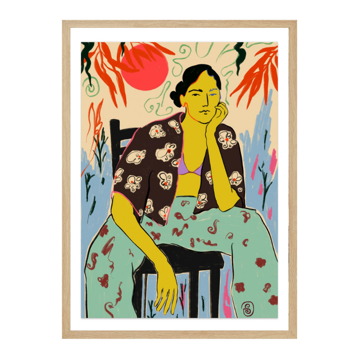 Cuadro "Sun and Waves"