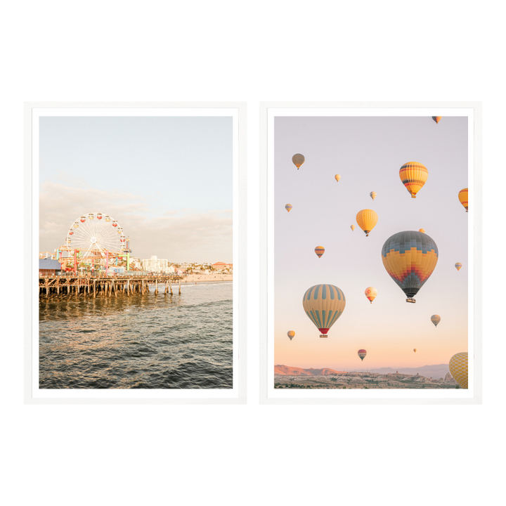 Set de cuadros "Golden Hour Dreams"