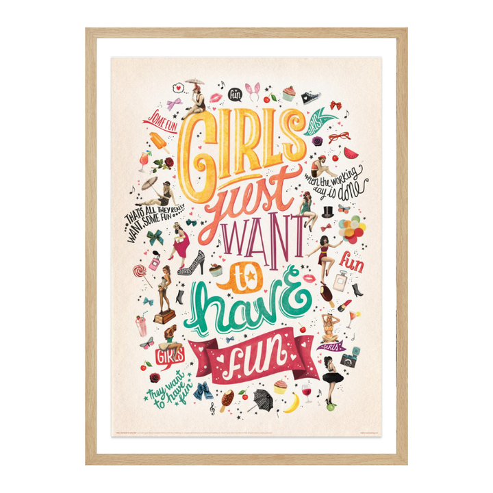 Cuadro "Girls Just Want to Have Fun"