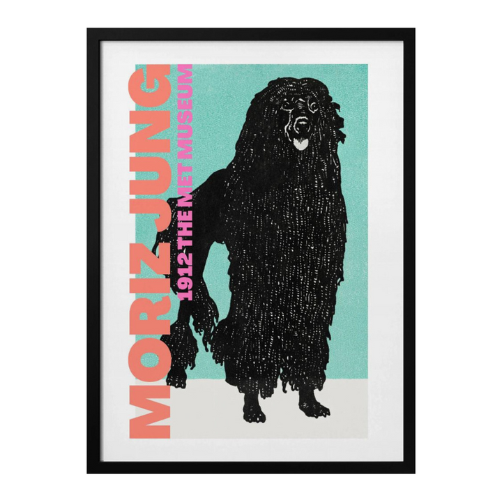 Cuadro "Stylized Black Dog"