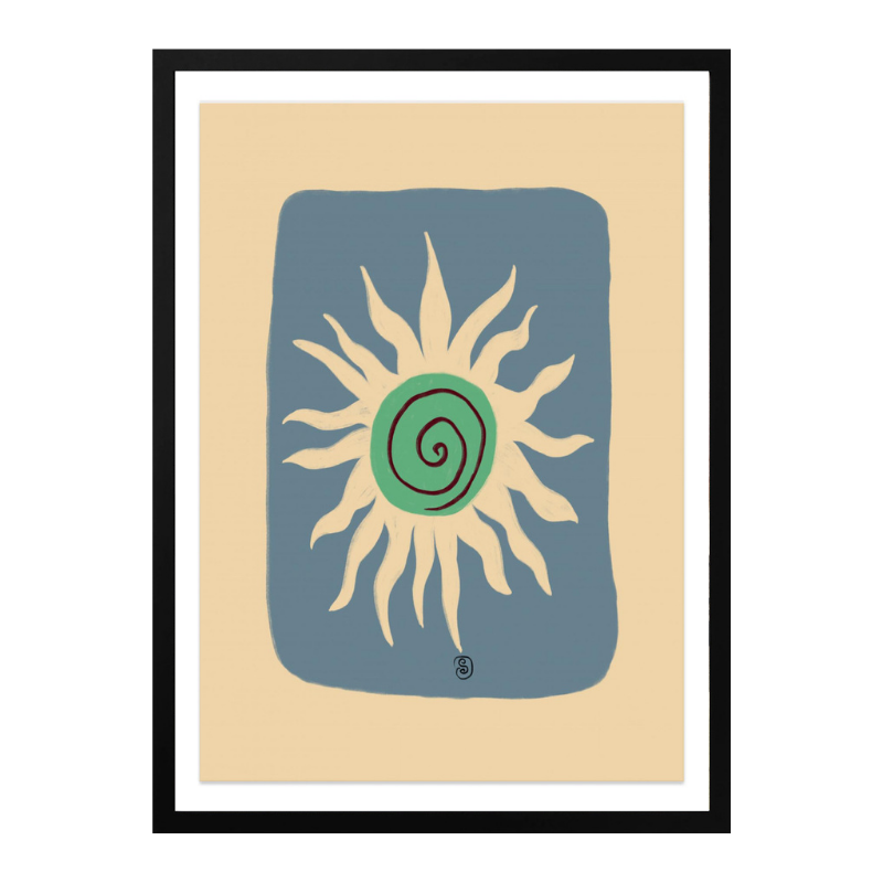 Cuadro "Sun Spiral Dance"