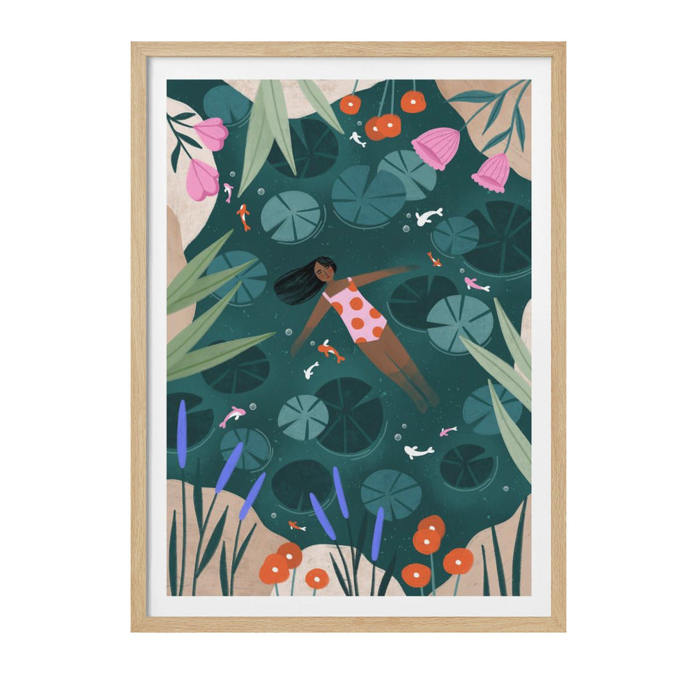 Cuadro "Wild Swimming"