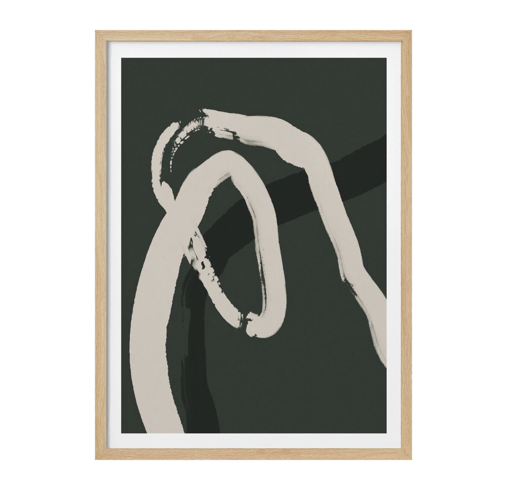 Cuadro "Strokesongreen 1"