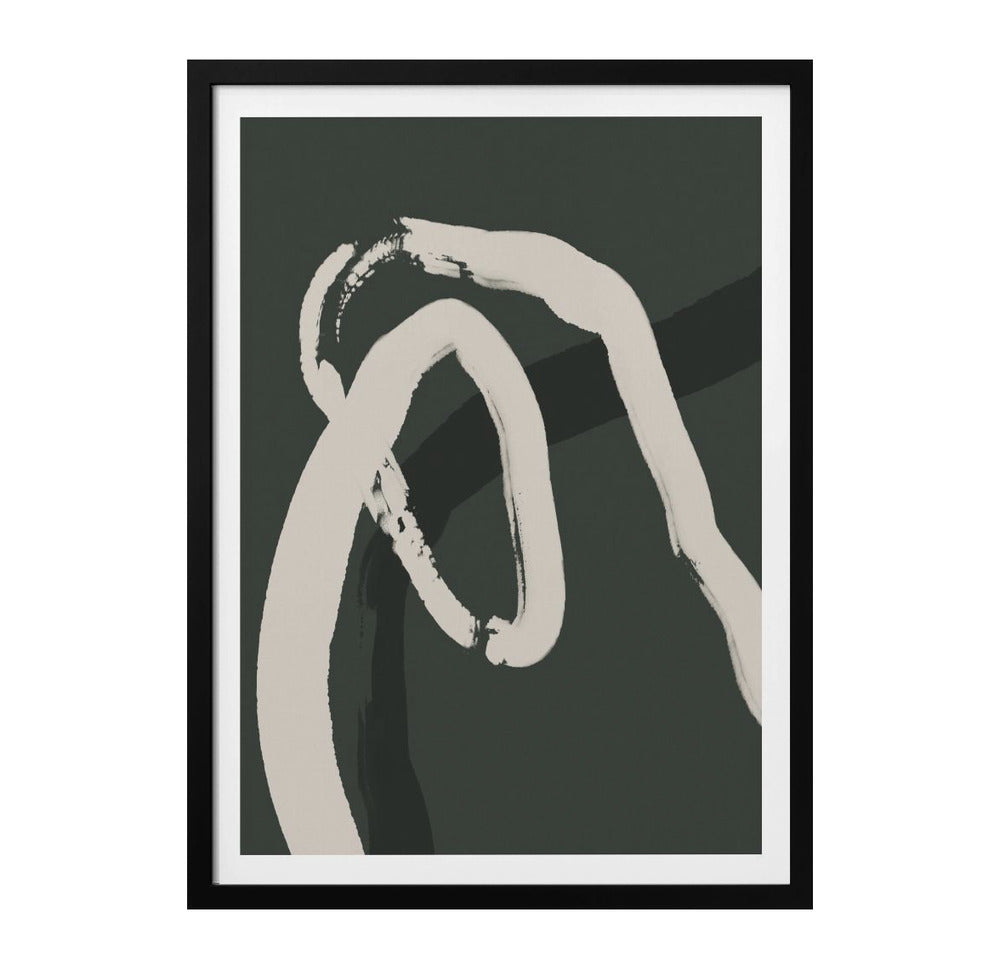 Cuadro "Strokesongreen 1"