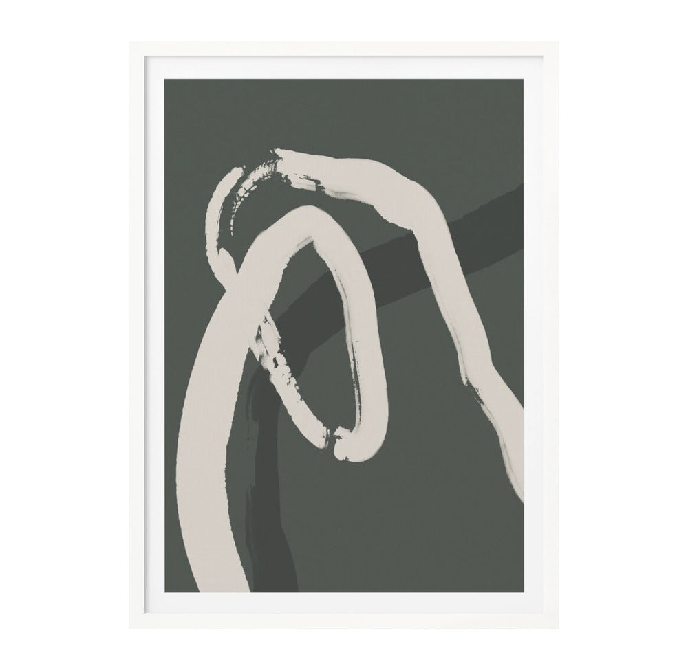 Cuadro "Strokesongreen 1"