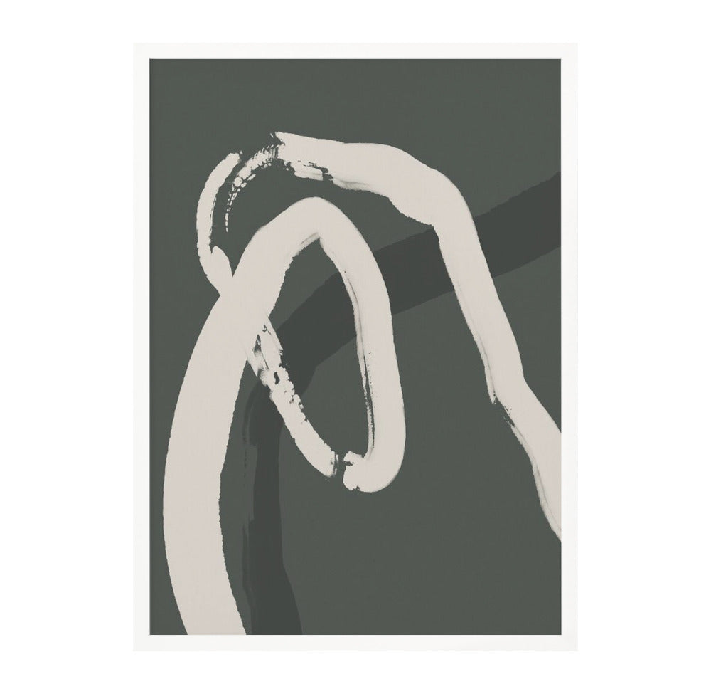 Cuadro "Strokesongreen 1"