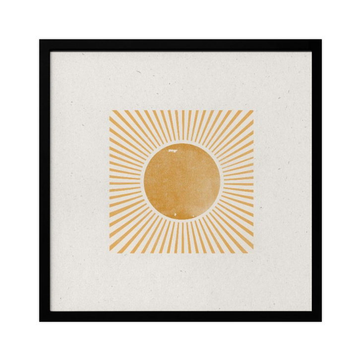 Cuadro "Radiant Sunburst"