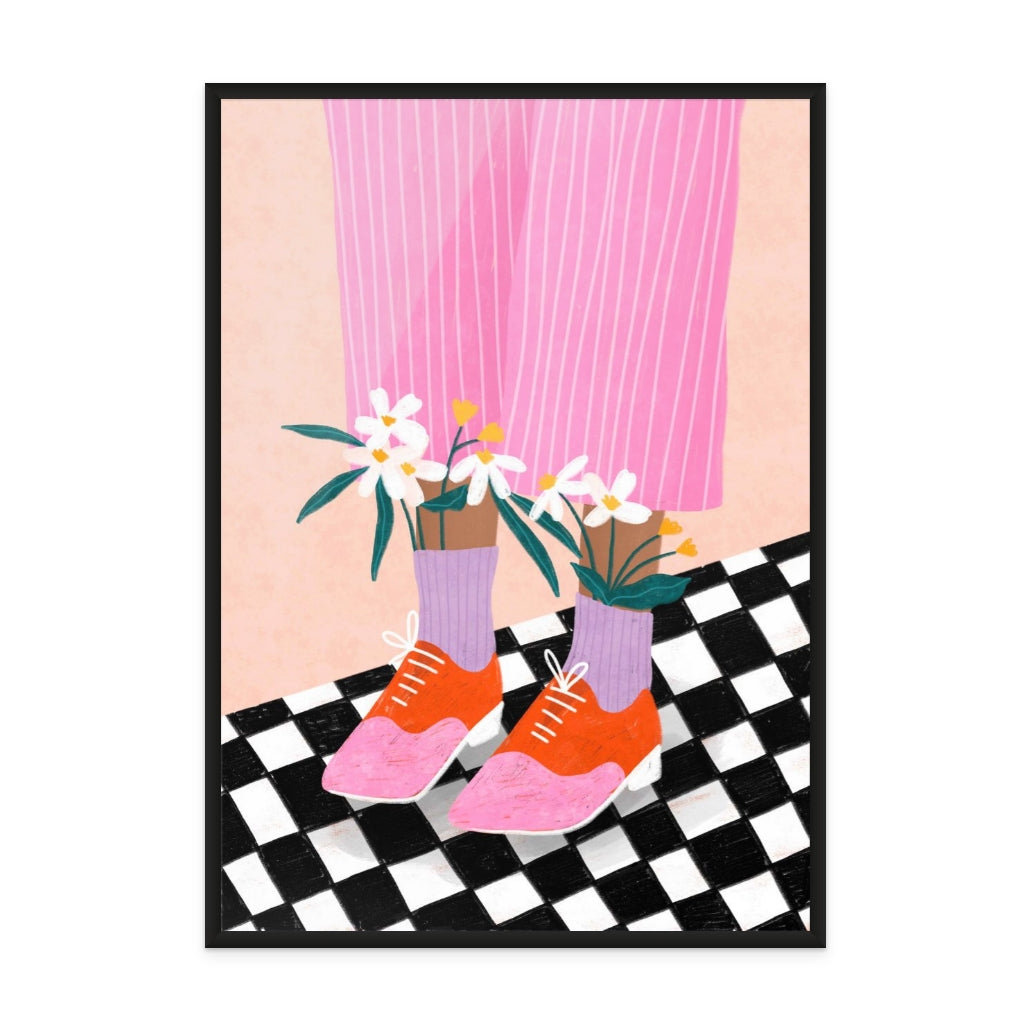 Cuadro "Floral Socks"