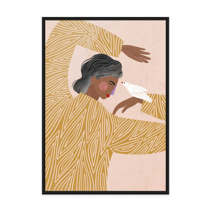 Cuadro "The Woman With The Bird"