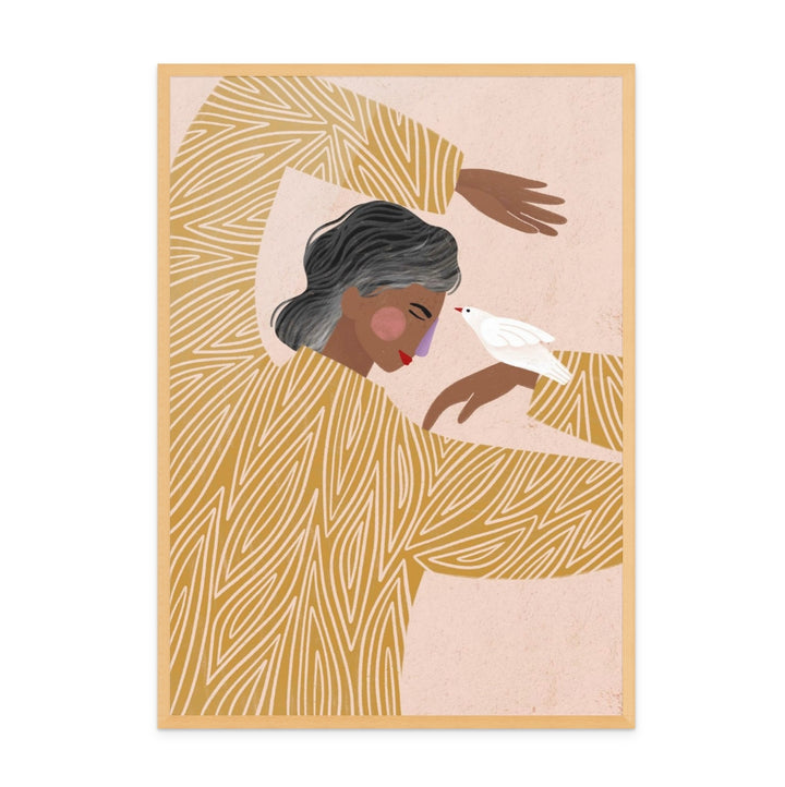 Cuadro "The Woman With The Bird"