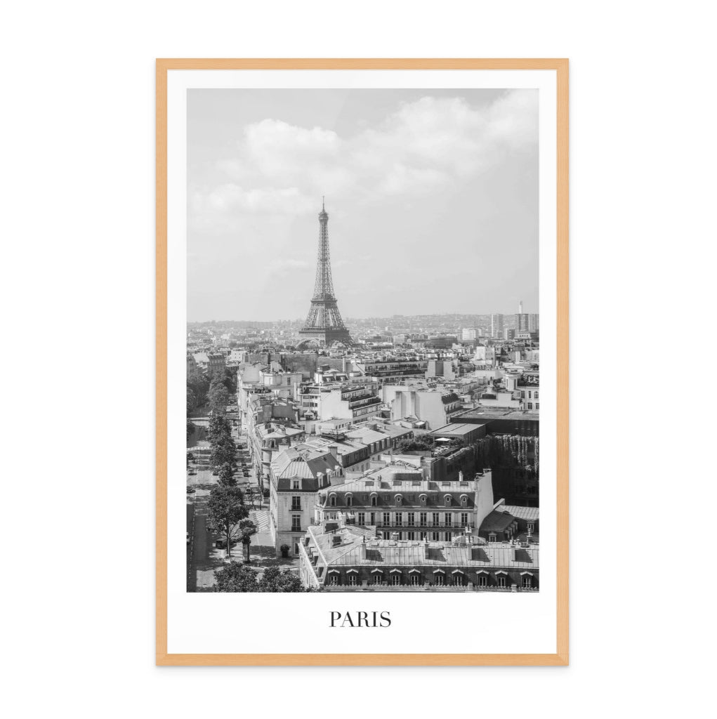 Cuadro "Paris Eiffel Tower BW"