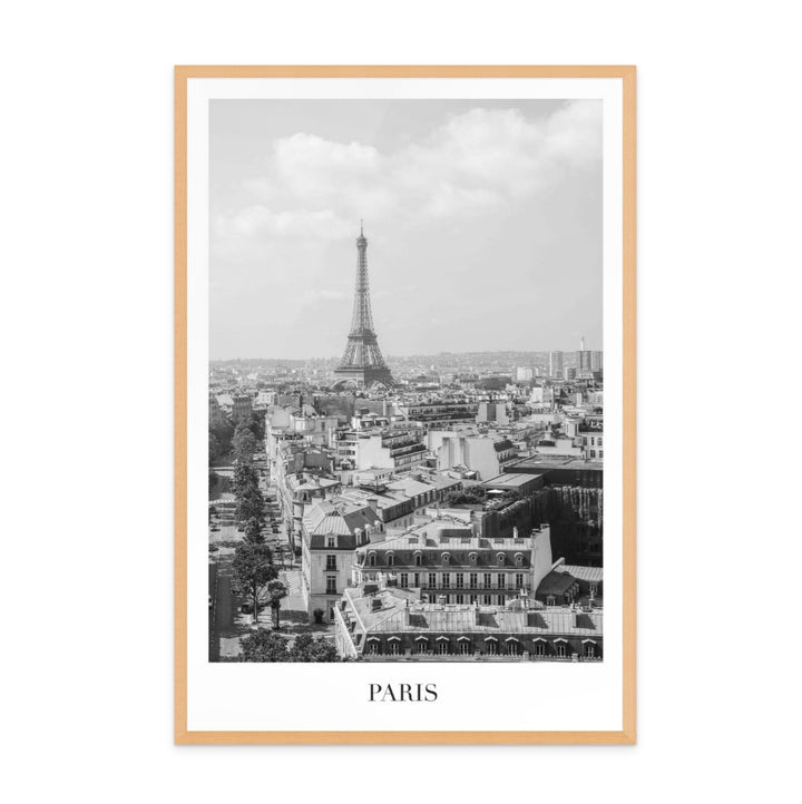 Cuadro "Paris Eiffel Tower BW"
