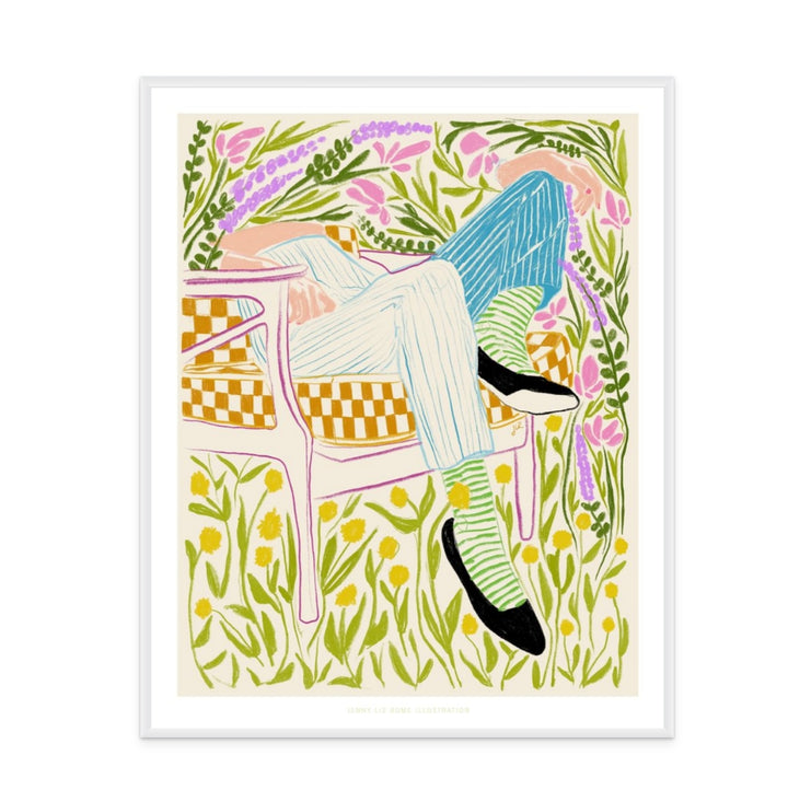 Cuadro "Quiet in the garden"