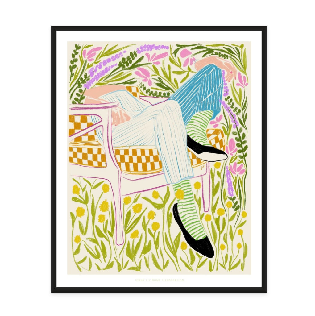 Cuadro "Quiet in the garden"