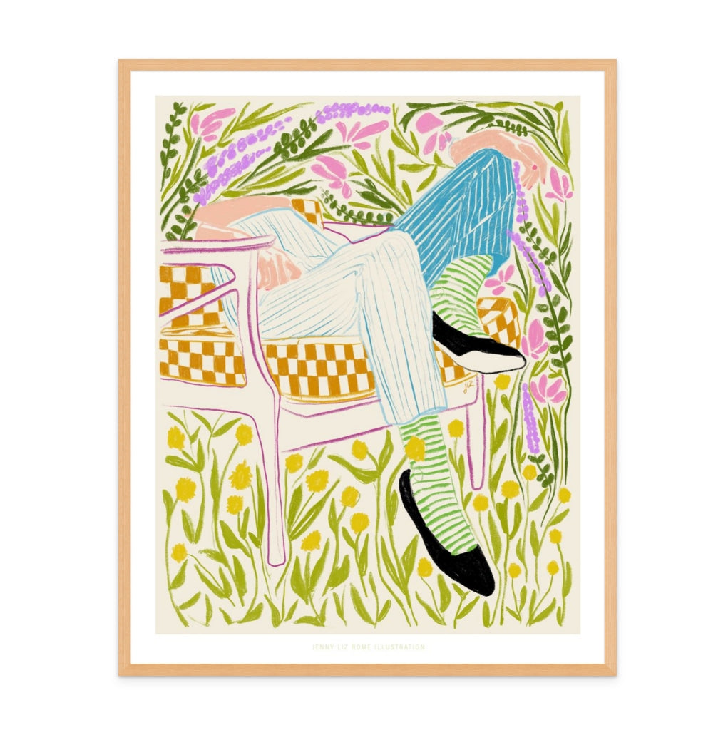 Cuadro "Quiet in the garden"