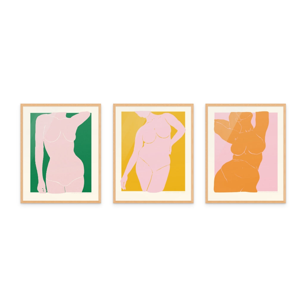 Set de cuadros "Pac Figure"