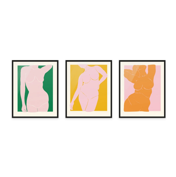 Set de cuadros "Pac Figure"