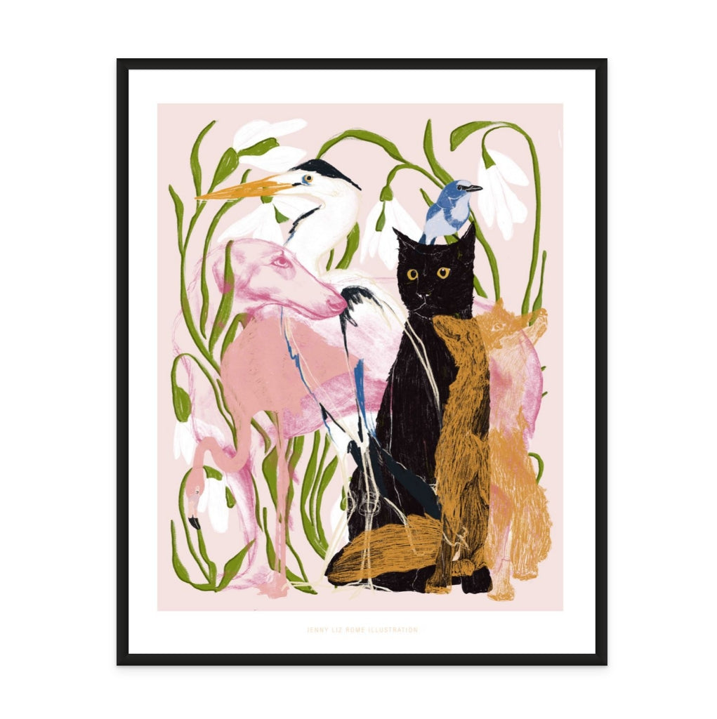 Cuadro "Collage animals I"