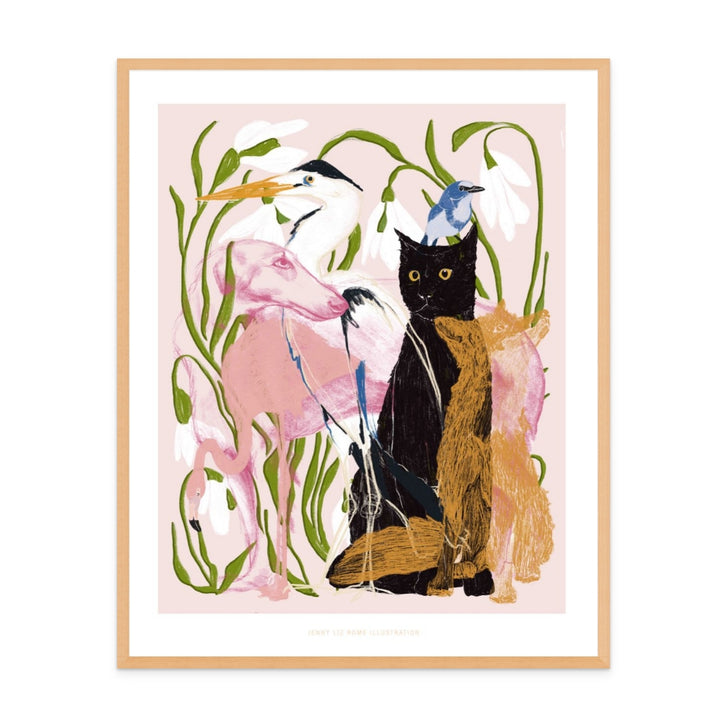 Cuadro "Collage animals I"