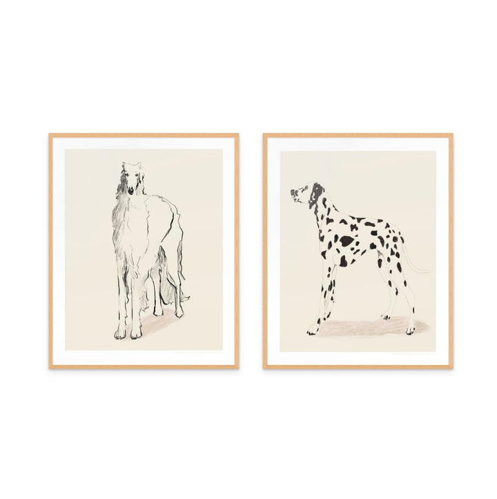 Set de cuadros "Dogs"