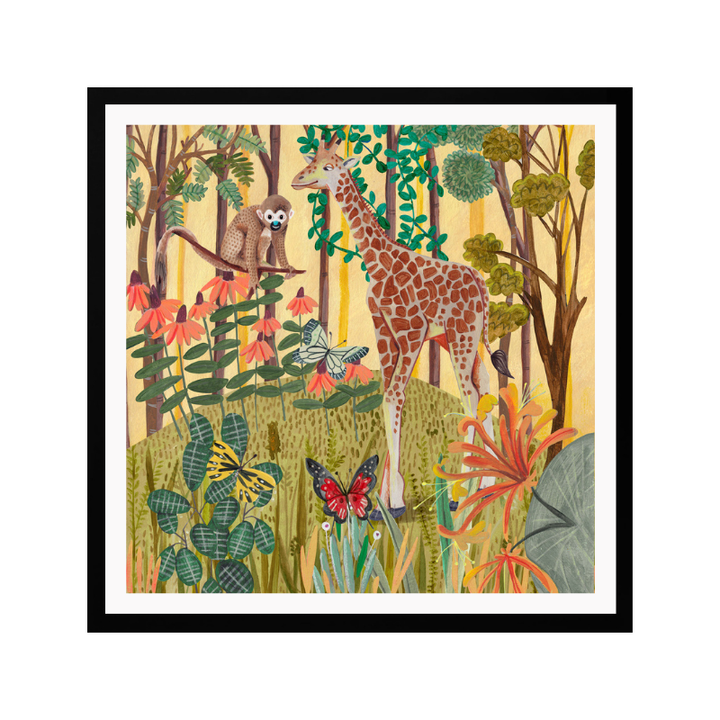 Cuadro "Giraffe in nature"