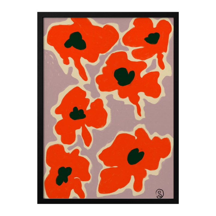 Cuadro "Vibrant Poppy Flowers"