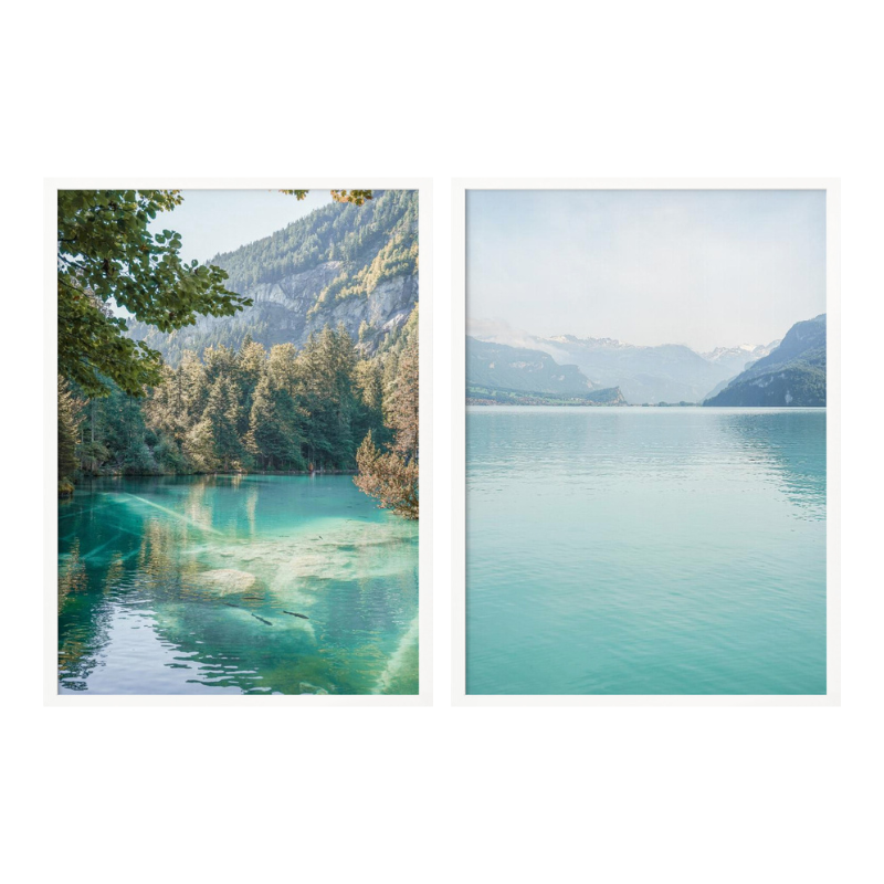 Set de cuadros "Still Waterscape"