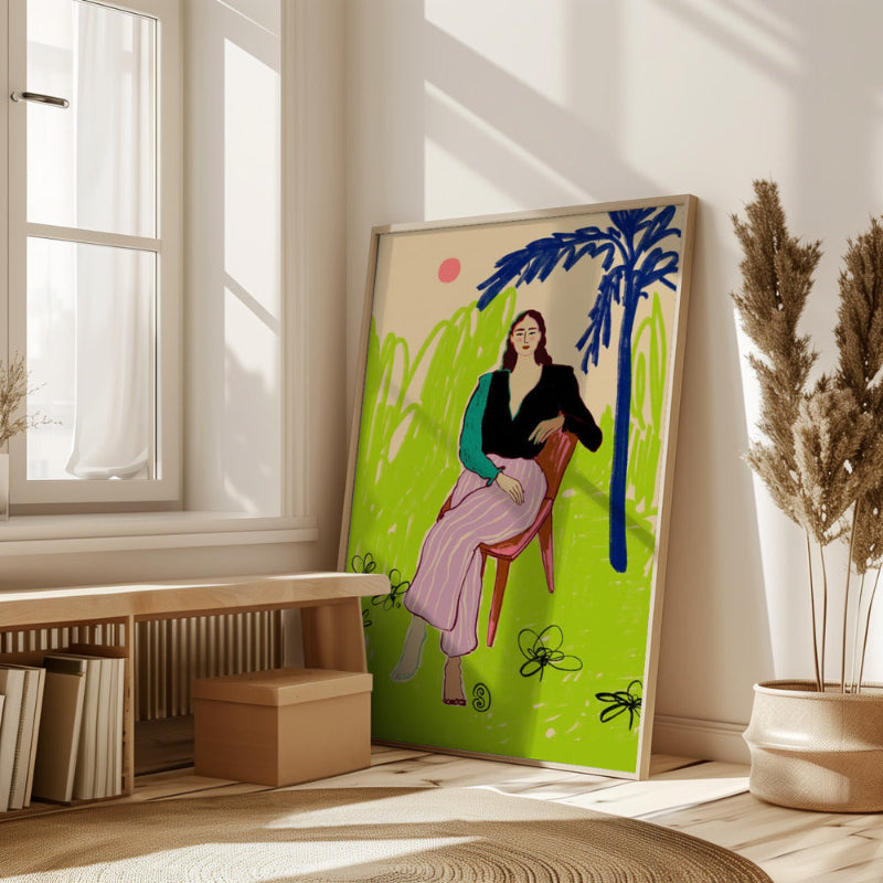 Cuadro "Relaxed Woman"