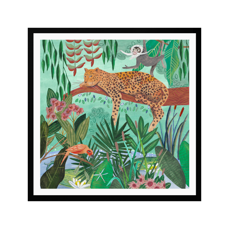 Cuadro "Leopard in the jungle"